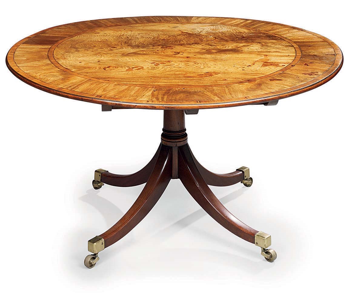 A GEORGE III MAHOGANY BREAKFAST-TABLE