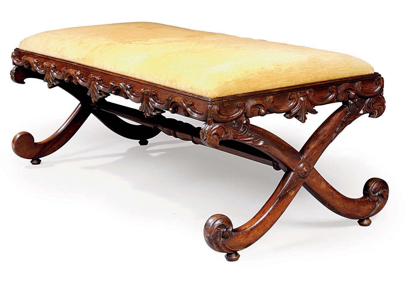 A VICTORIAN ROSEWOOD STOOL