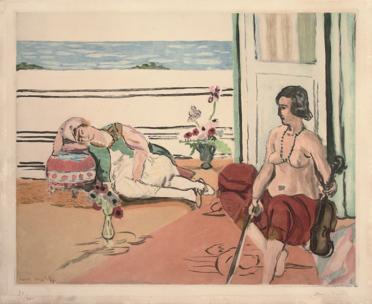 After Henri Matisse (1869-1954) by Jacques Villon (1875-1963)