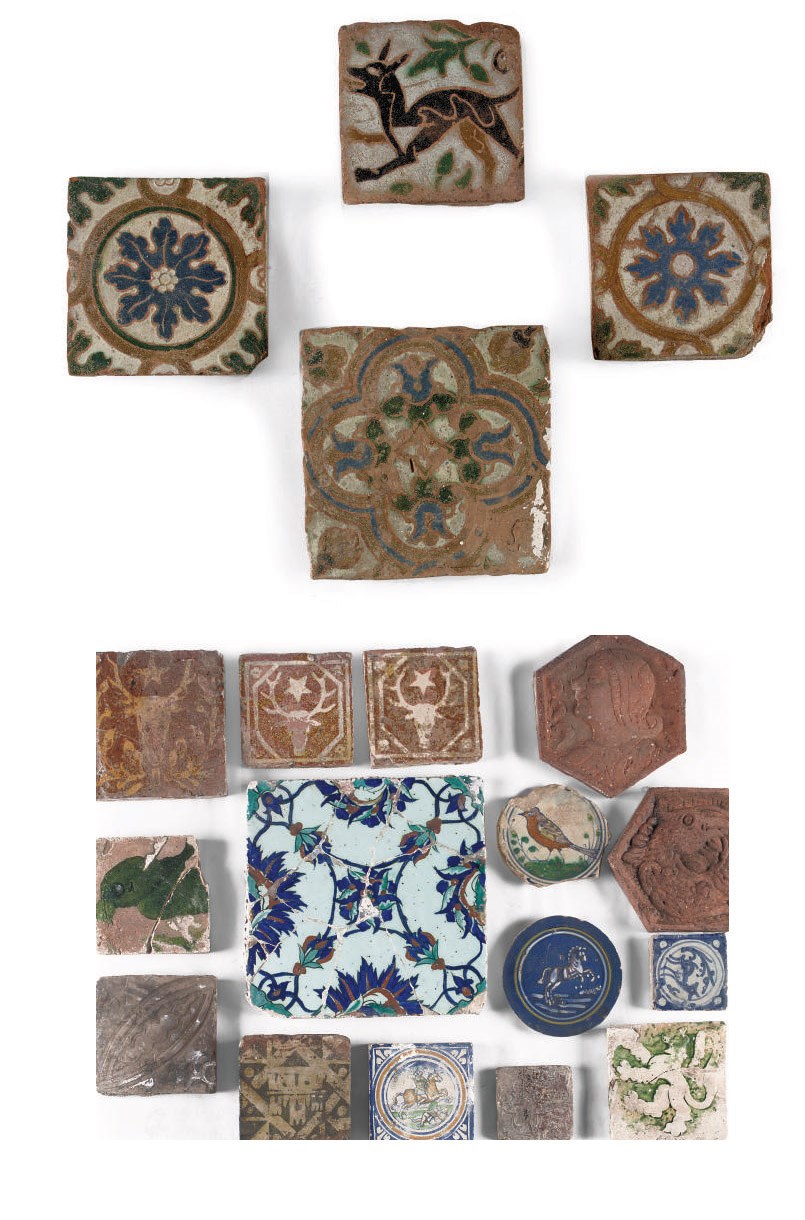 An assorted lot of tiles