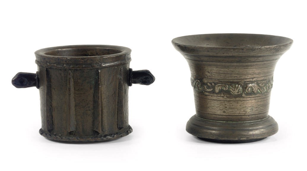 A BRONZE MORTAR