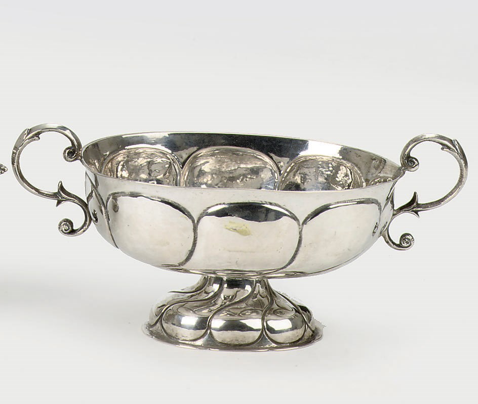 A Dutch silver brandy-bowl