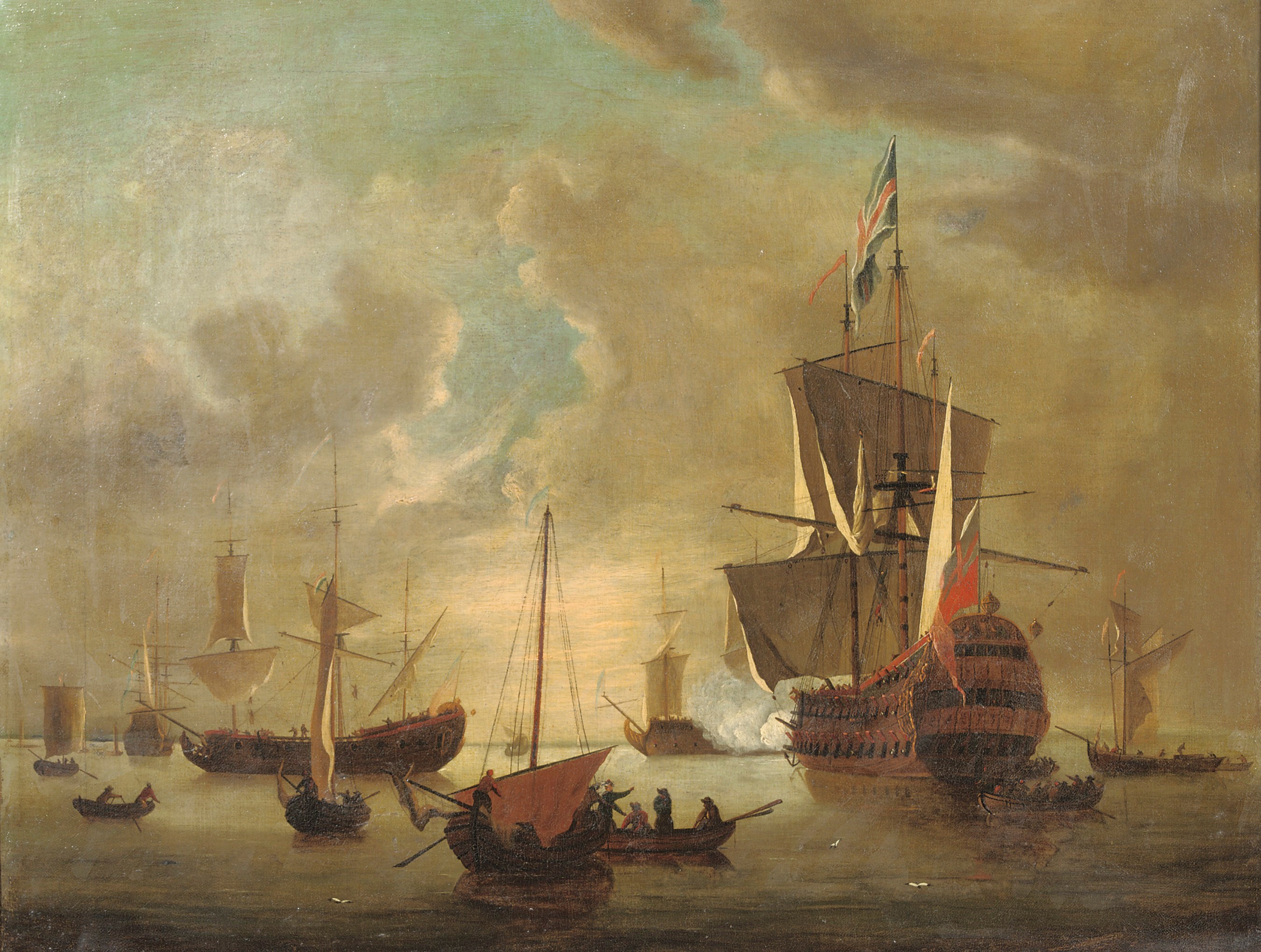 Circle of Willem van de Velde II (Leiden 1633-1707 London)