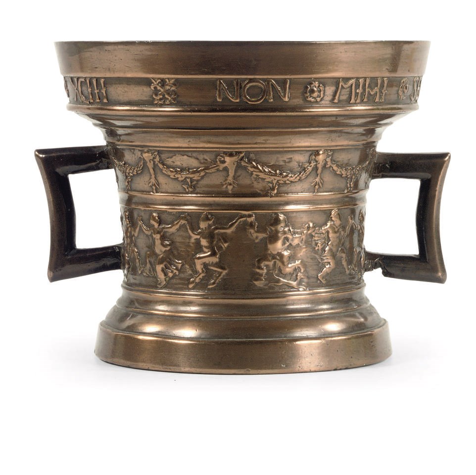 A BRONZE MORTAR