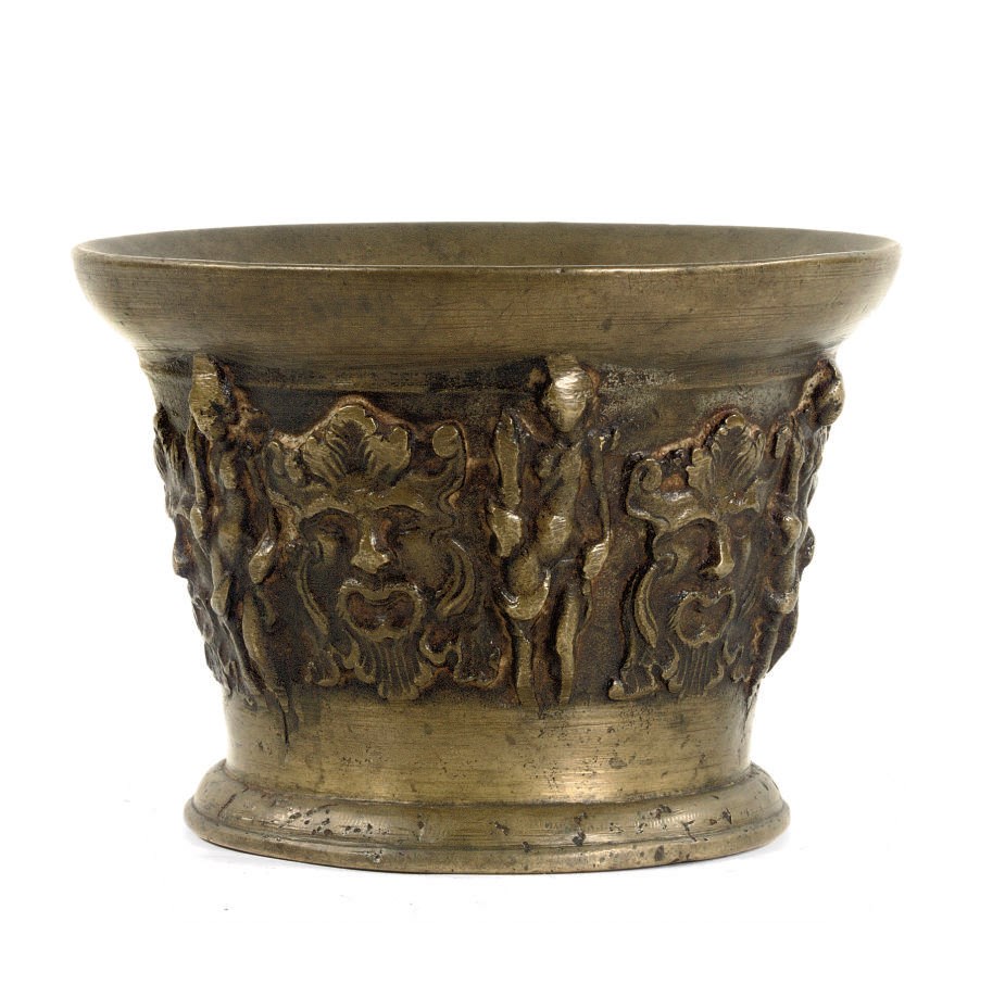 A BRONZE MORTAR