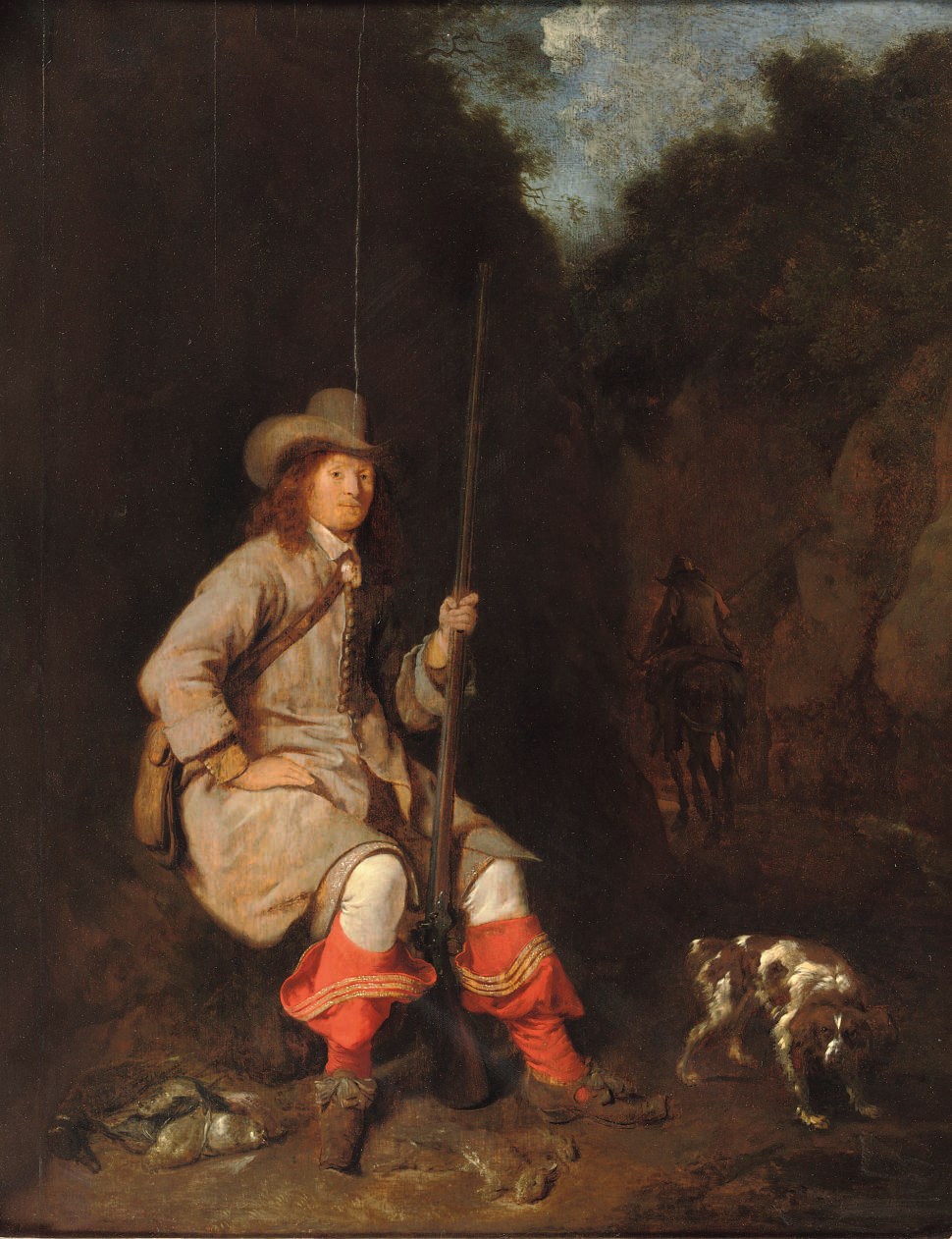 Ludolf de Jongh (Overschie 1616-1679 Hillegersberg) and Nicolaes Pietersz. Berchem (Haarlem 1620-1683 Amsterdam)