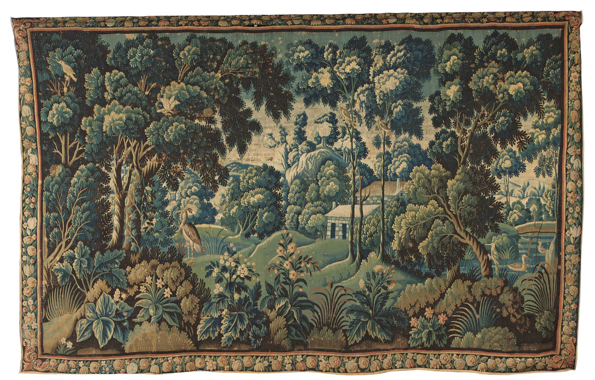A Flemish verdure tapestry