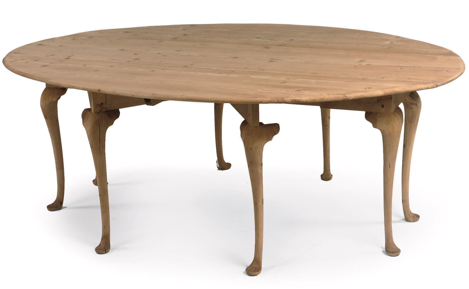 An English pine gate-leg table