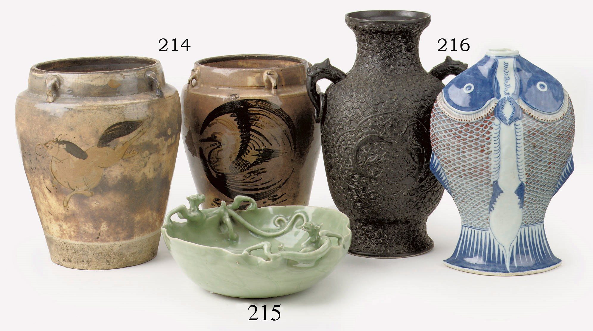 Two Chinese vases