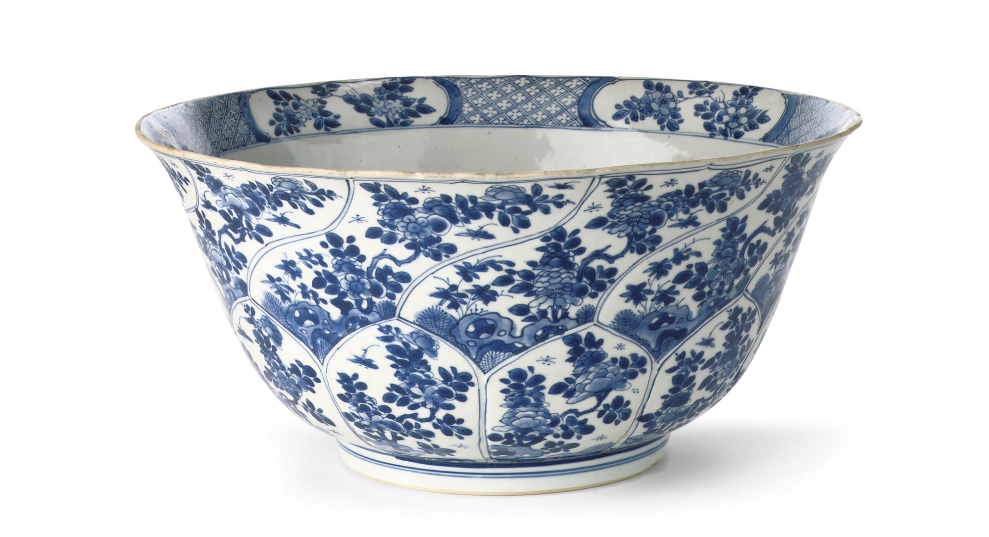 A Chinese blue and white large bowl
