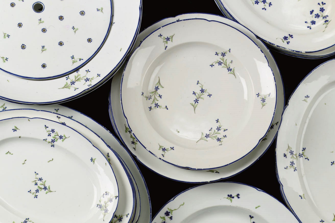 An assorted lot of twenty-three mainly Niderviller dishes