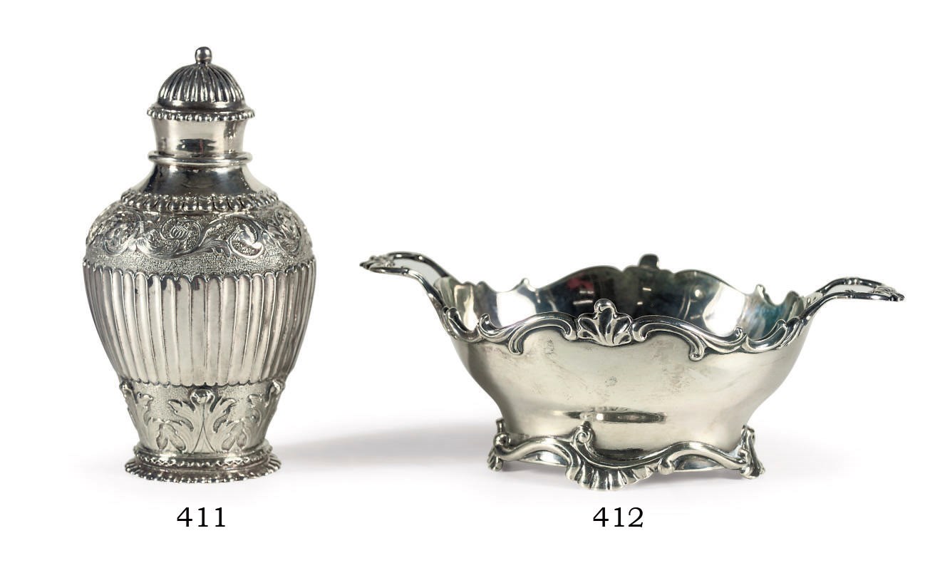 A Dutch silver bonbonniere