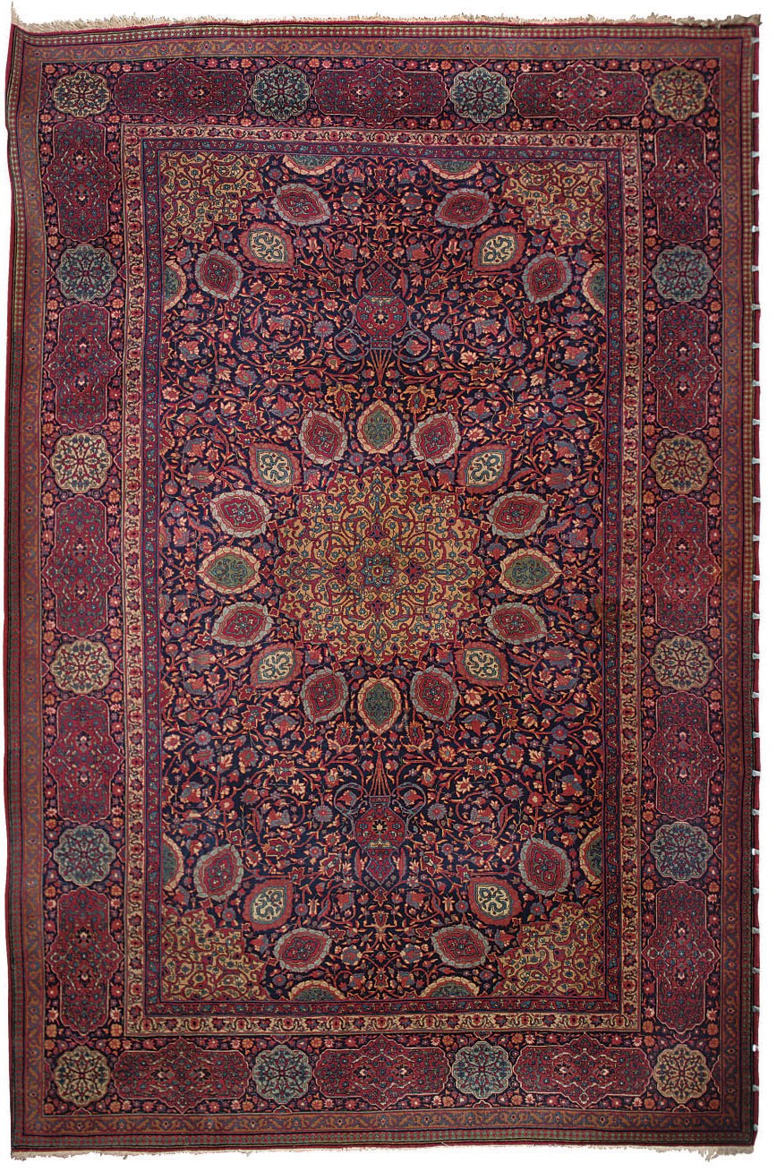 A TABRIZ CARPET OF ARDABIL DESIGN