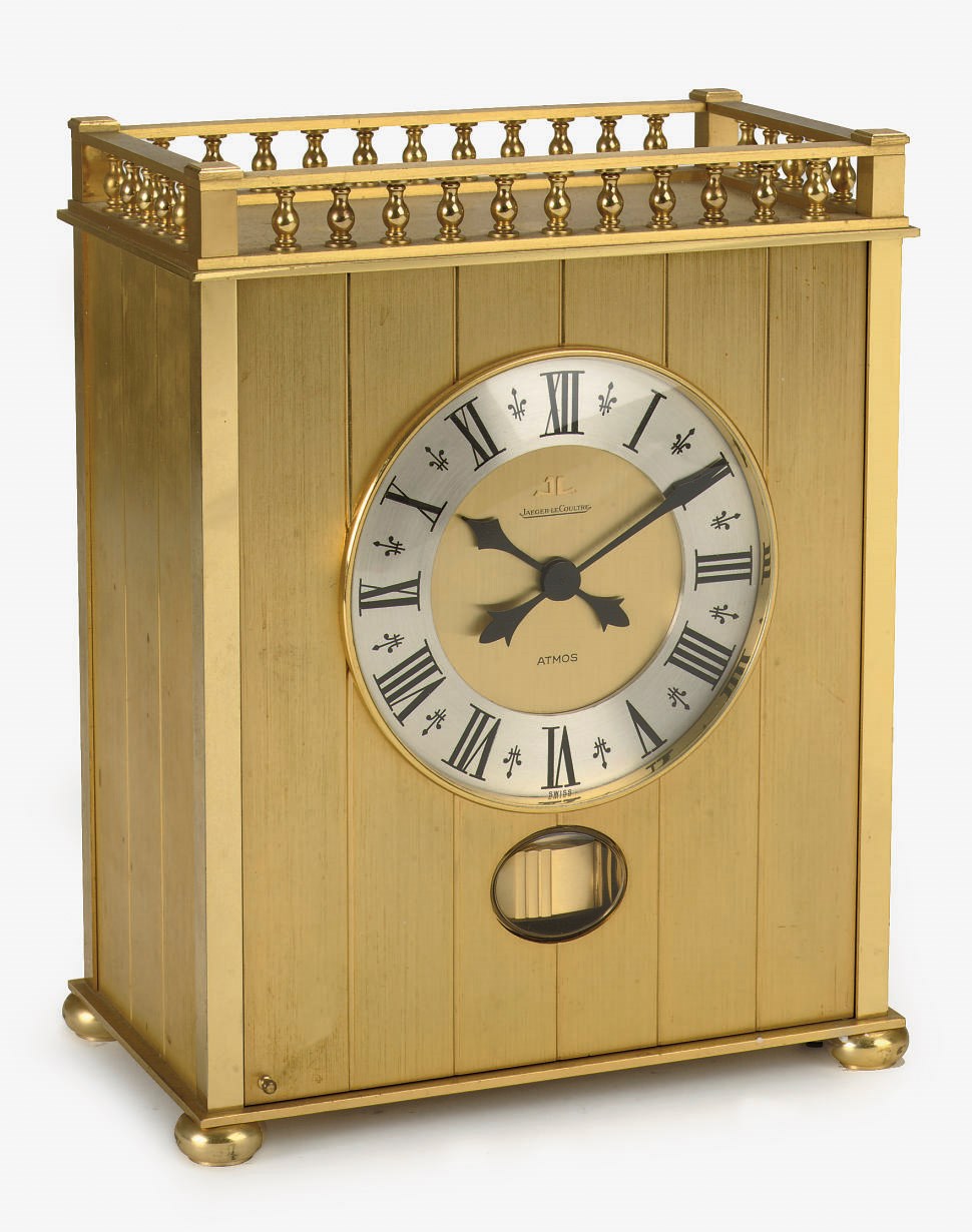 A SWISS BRASS ATMOS CLOCK