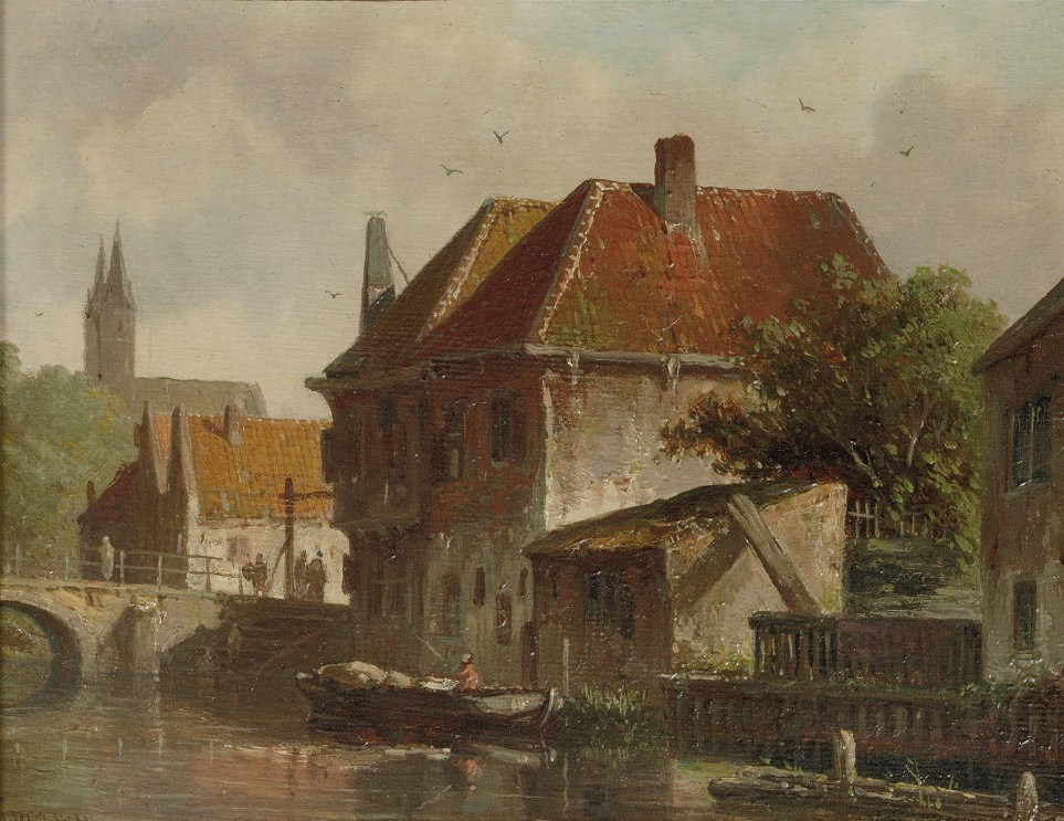 Adrianus Eversen (Amsterdam 1818-1897 Delft)