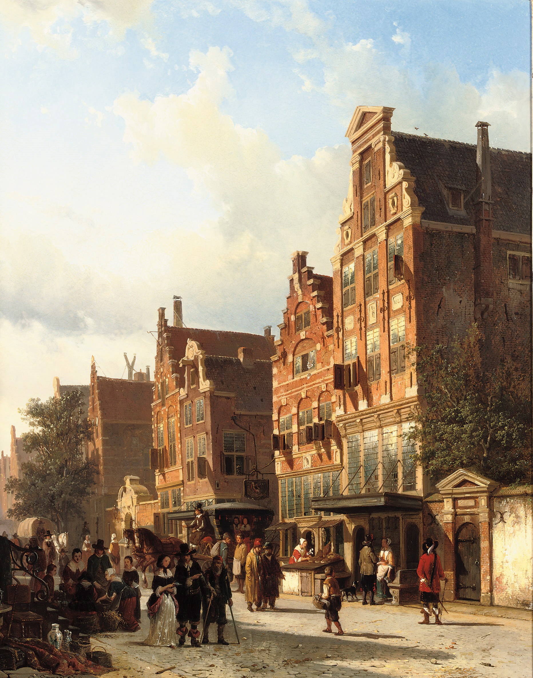 Cornelis Springer (Amsterdam 1817-1891 Hilversum)