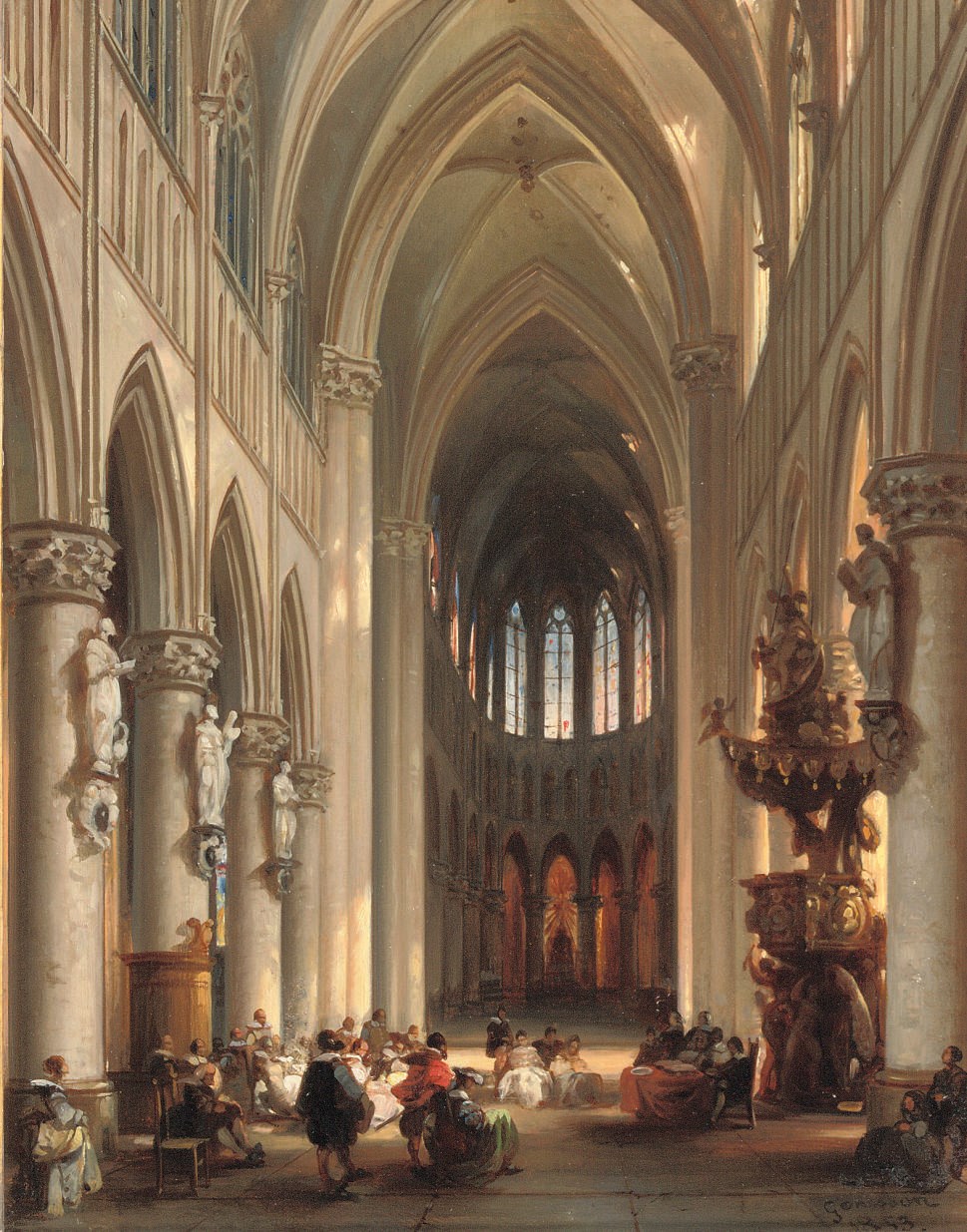 Jules Victor Genisson (Saint-Omer 1805-1860 Bruges)