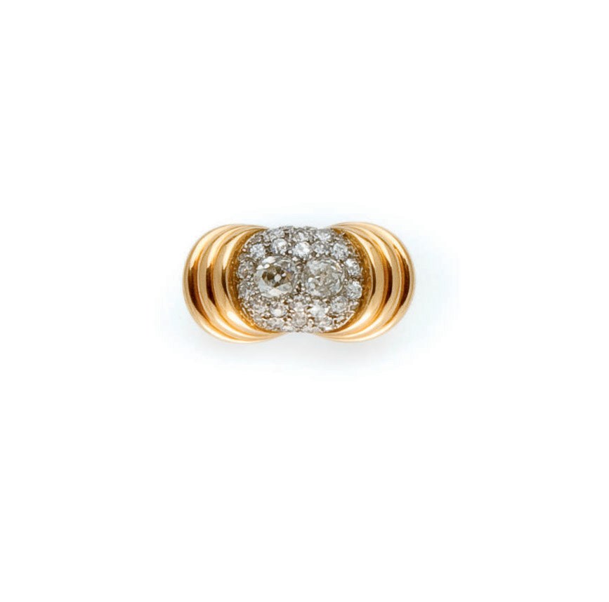 BAGUE RETRO DIAMANTS