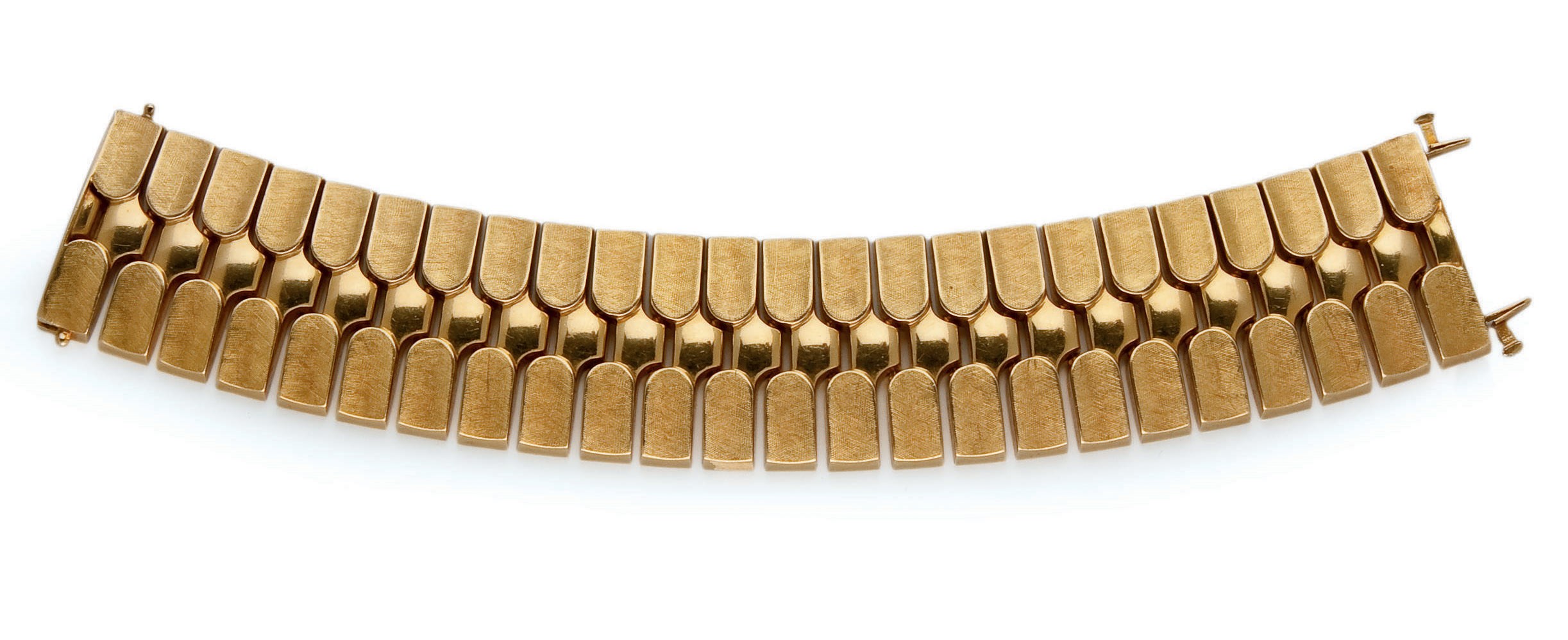 BRACELET RETRO EN OR 14K