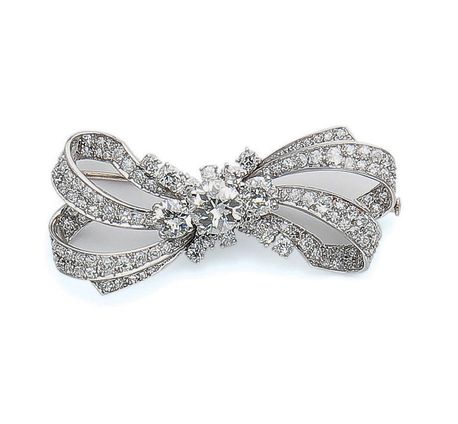 BROCHE DIAMANTS