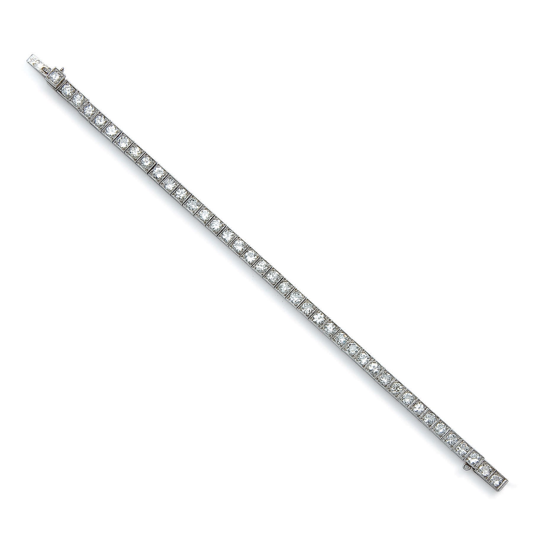 BRACELET LIGNE DIAMANTS