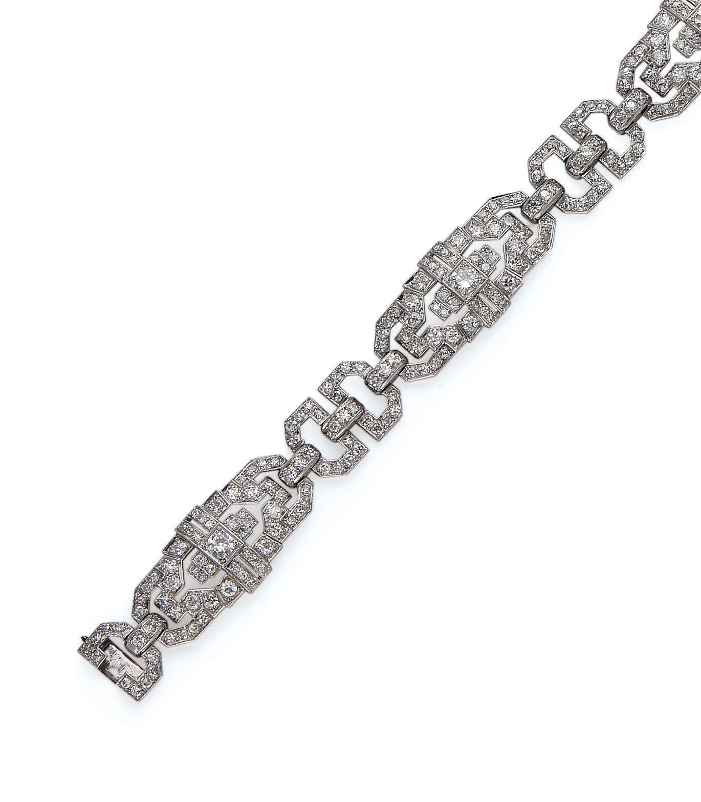 BRACELET ART DECO DIAMANTS
