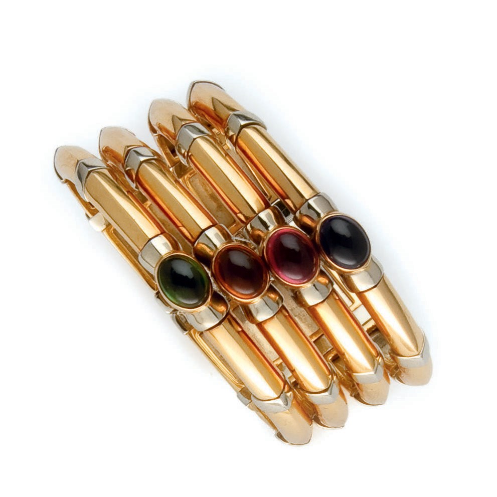 BRACELET PERIDOT, CITRINE, TOURMALINE ET AMETHYSTE, PAR BULGARI