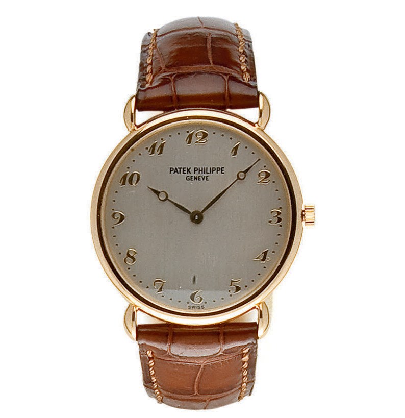 MONTRE BRACELET D'HOMME EN OR, PAR PATEK PHILIPPE