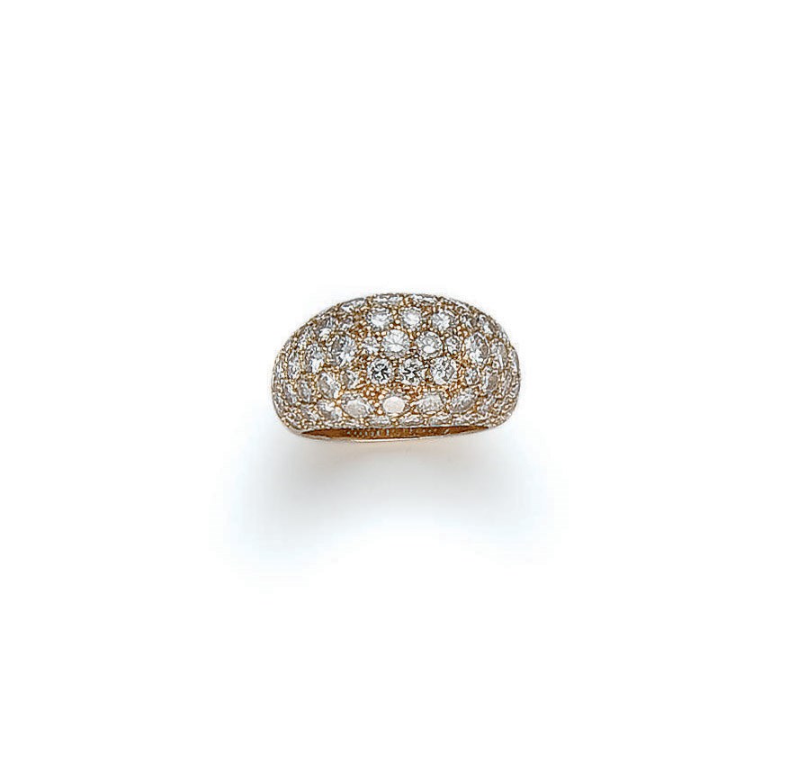 BAGUE DIAMANTS, PAR POIRAY