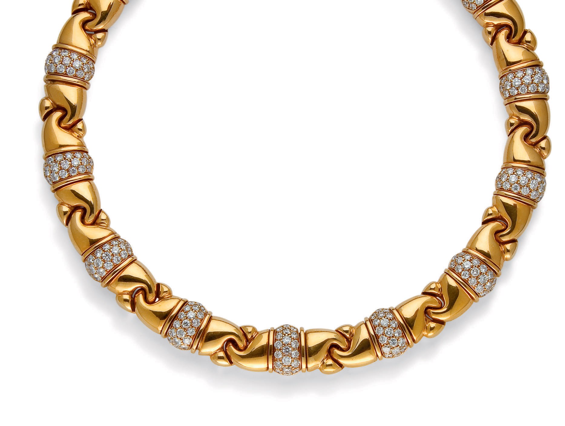 COLLIER "GANCIO" DIAMANTS, PAR BULGARI
