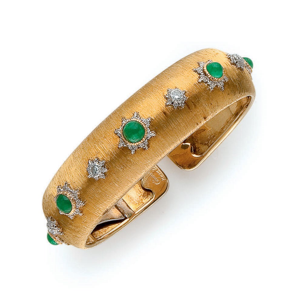 BRACELET EMERAUDES ET DIAMANTS, PAR GIANMARIA BUCCELLATI