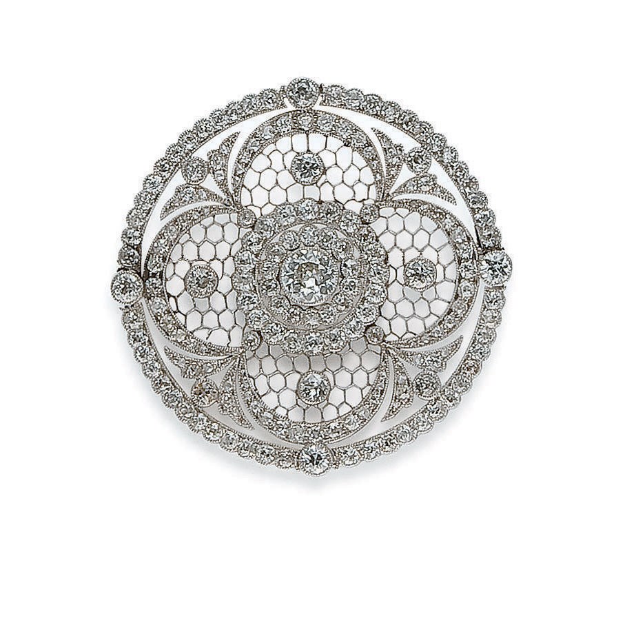 PENDENTIF BELLE EPOQUE DIAMANTS