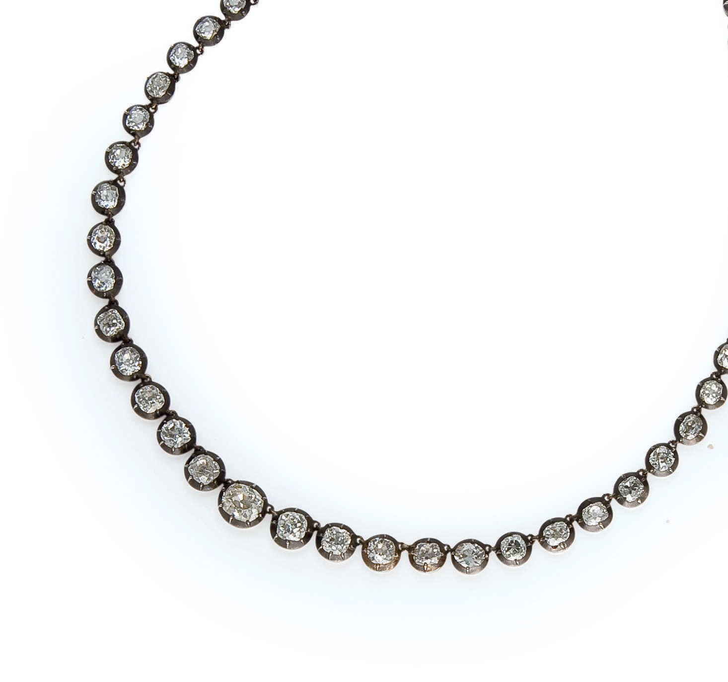 COLLIER RIVIERE DIAMANTS