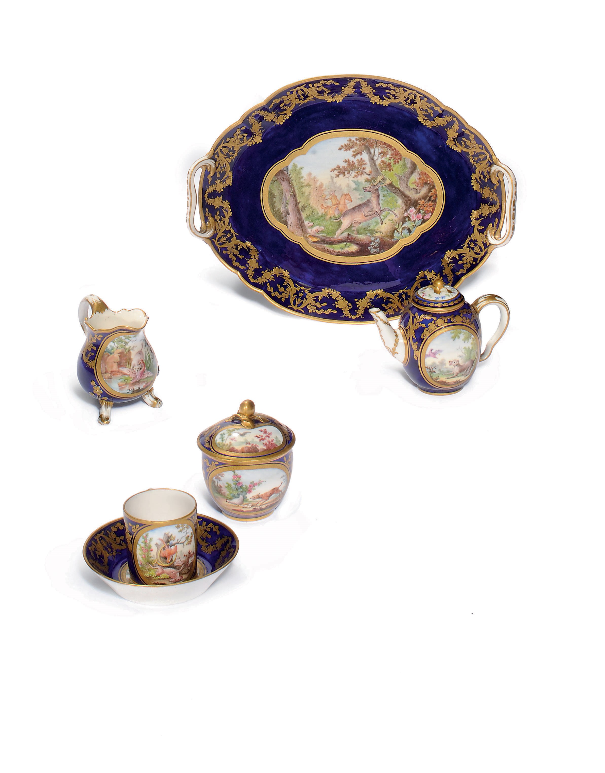 A SEVRES BLEU NOUVEAU CABARET (DEJEUNER 'DU ROI')