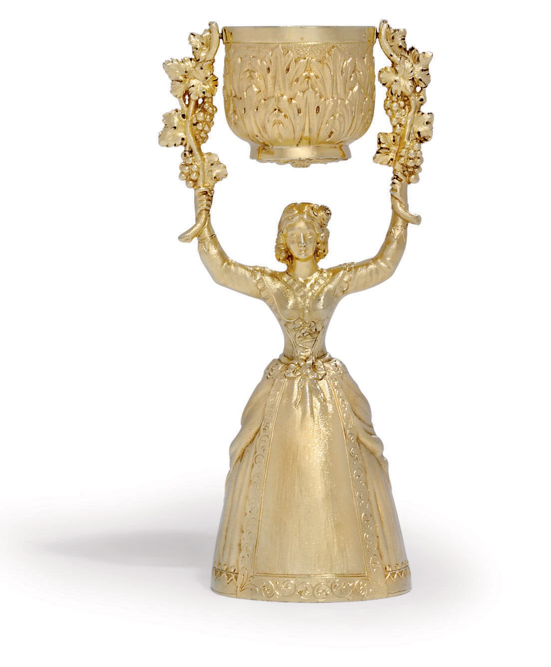 A WILLIAM IV SILVER-GILT WAGER-CUP