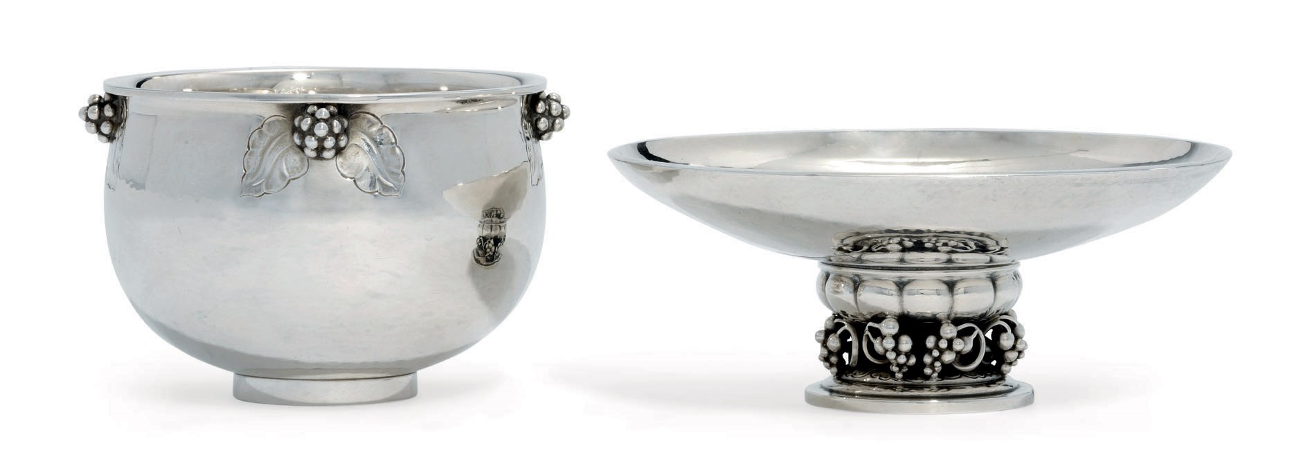 A DANISH BOWL AND A DANISH TAZZA