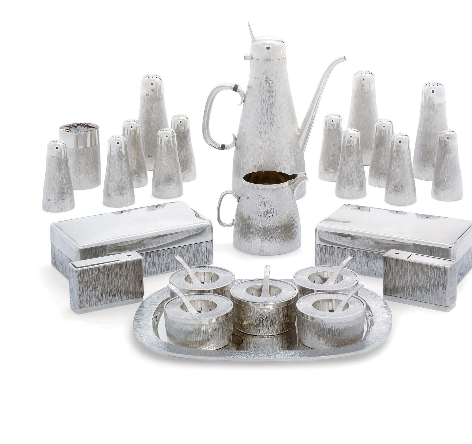 AN ELIZABETH II SILVER DINNER-SERVICE