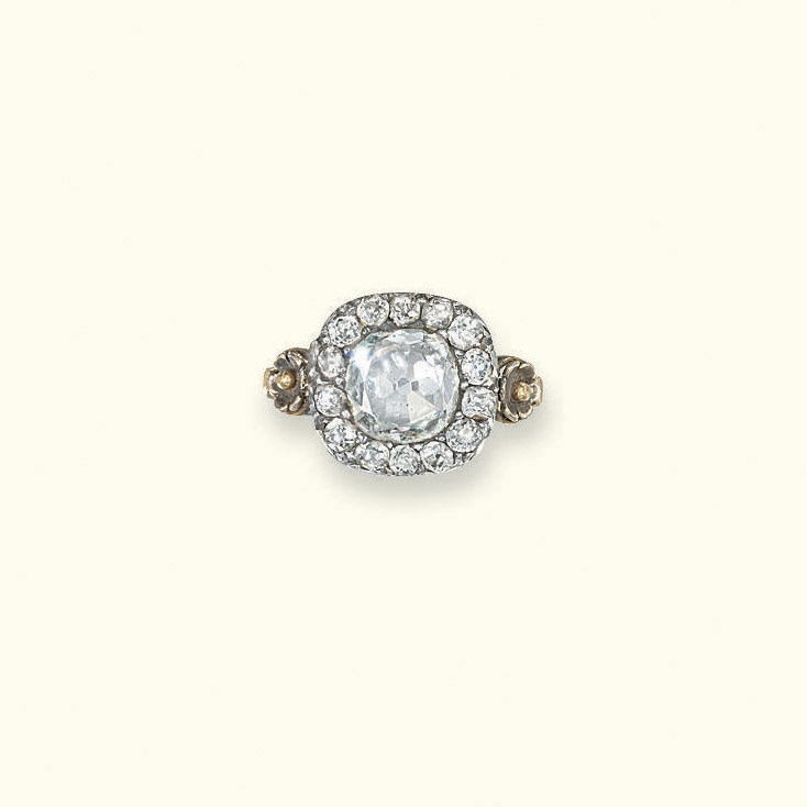A GEORGE III DIAMOND RING