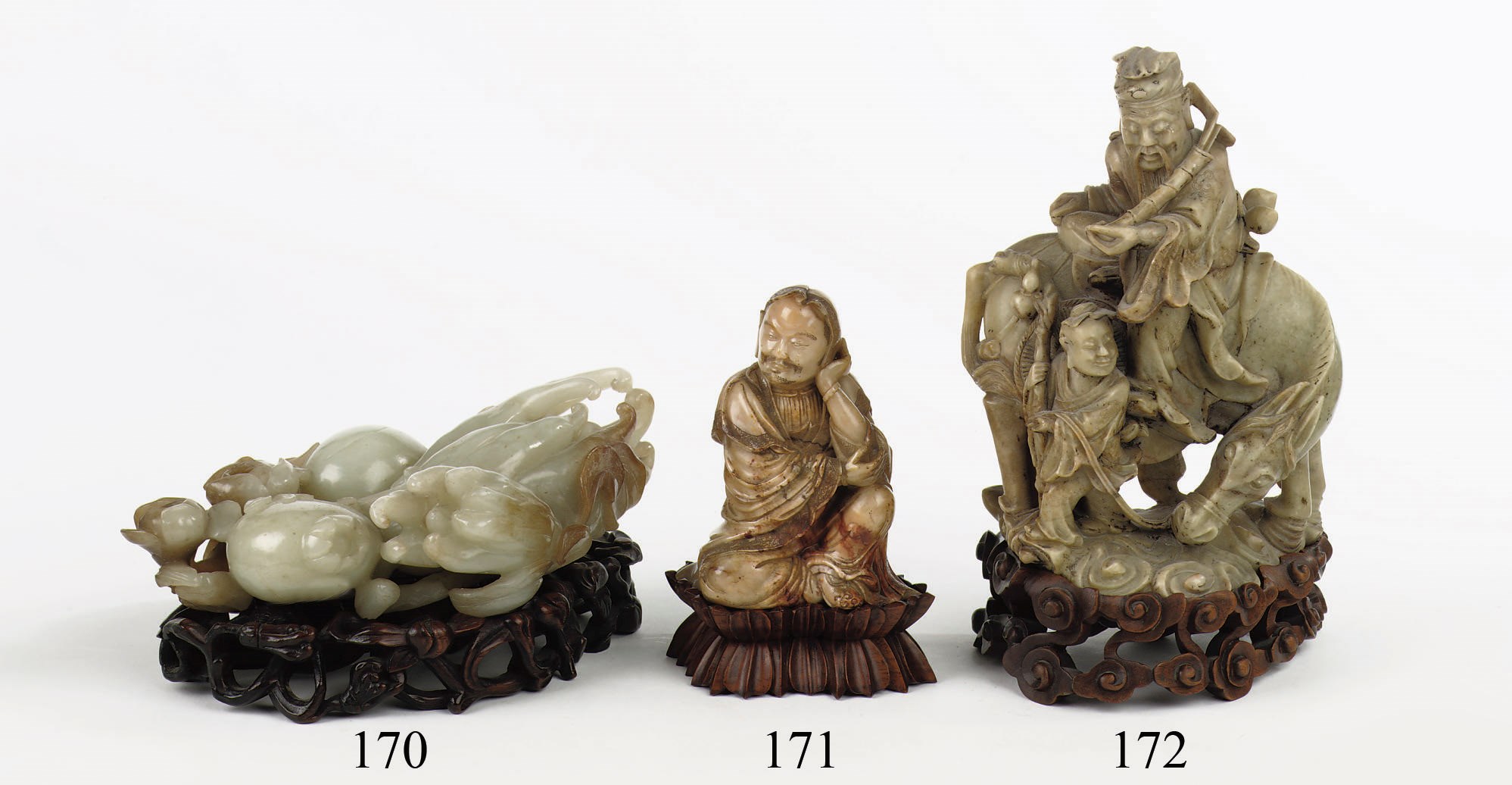 A Chinese jade model of a finger citrus