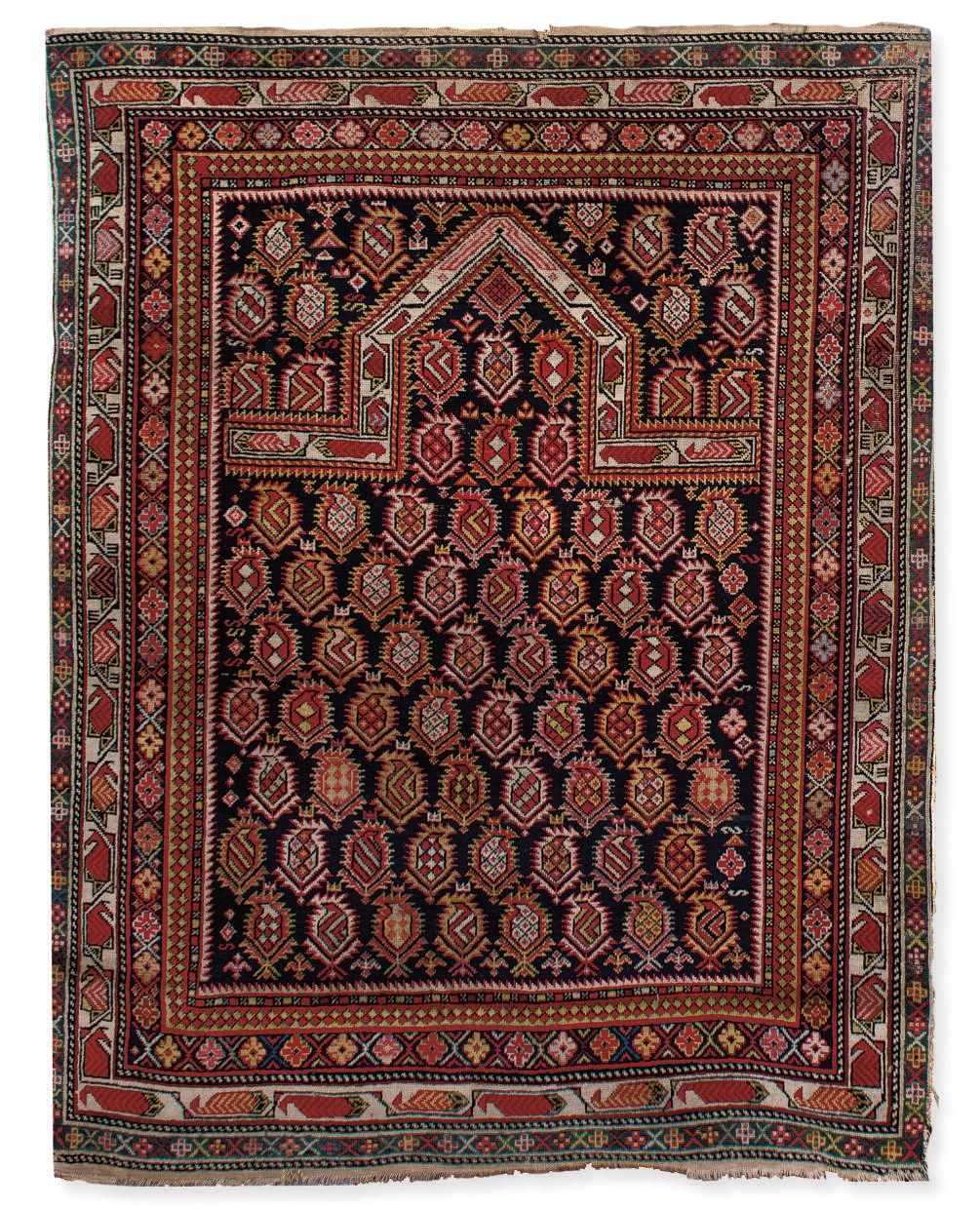 A SHIRVAN PRAYER RUG