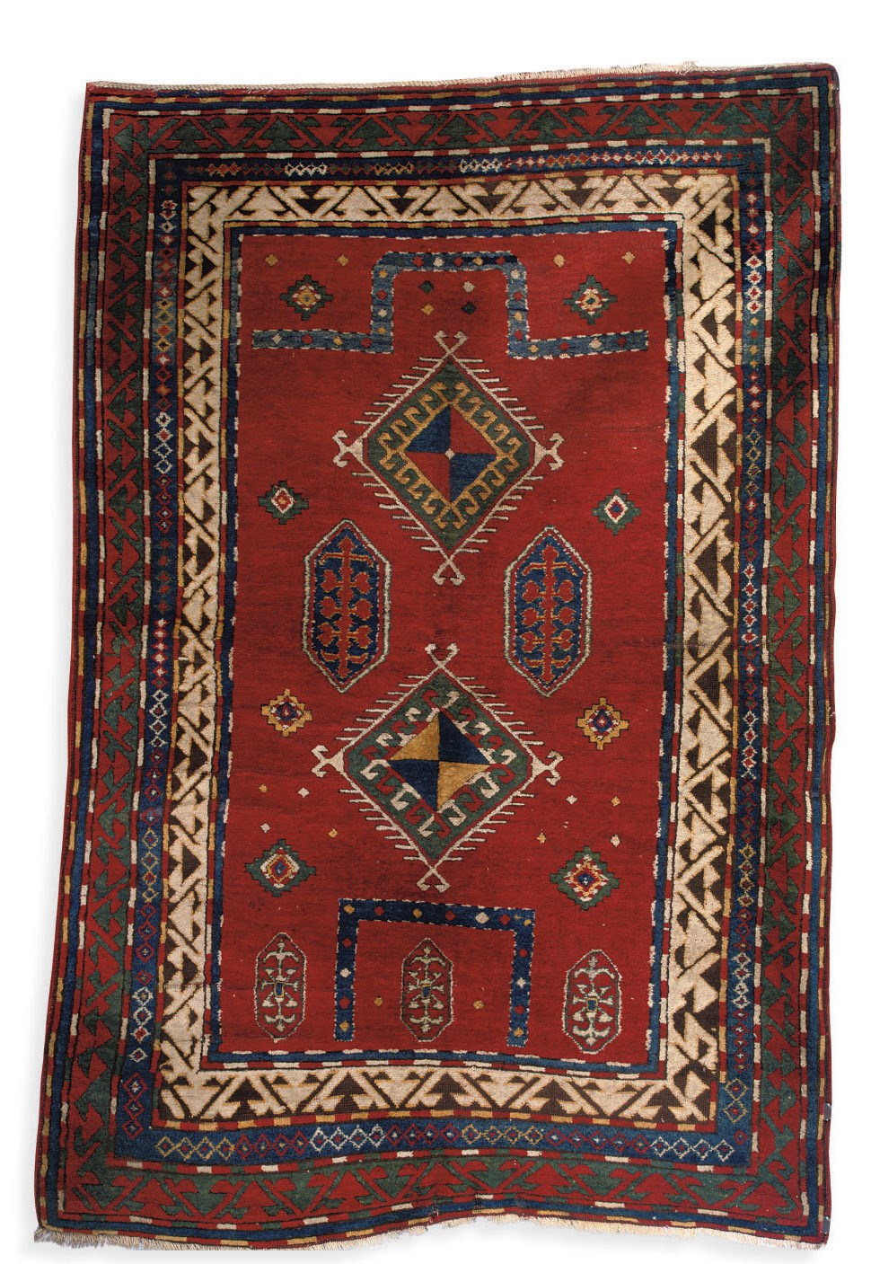 A Kazak prayer rug
