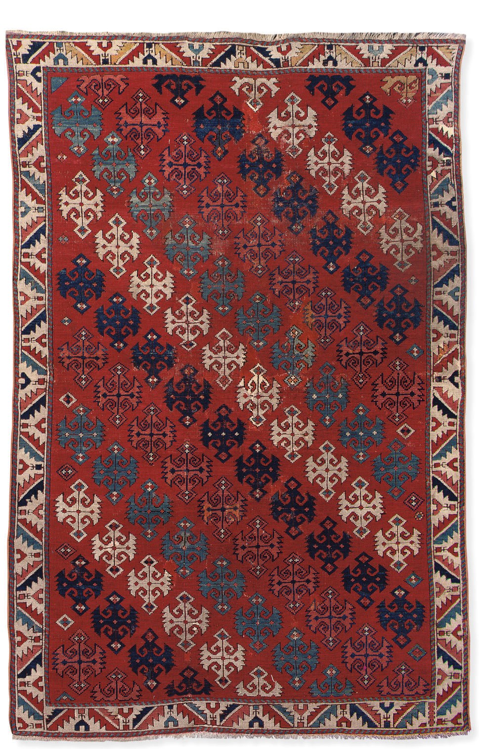 A Kazak rug