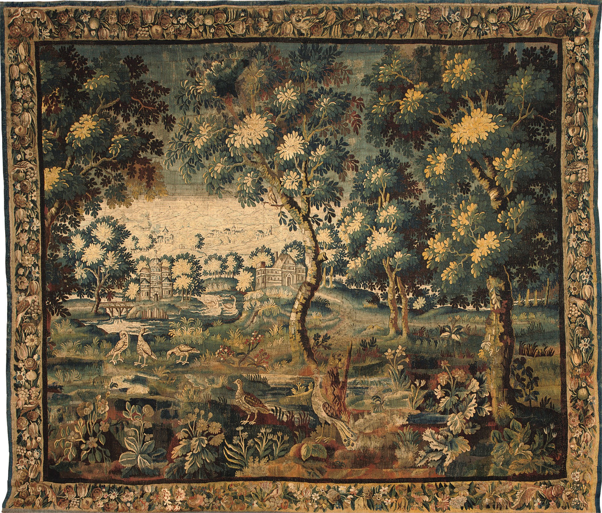A FRANCO-FLEMISH VERDURE TAPESTRY