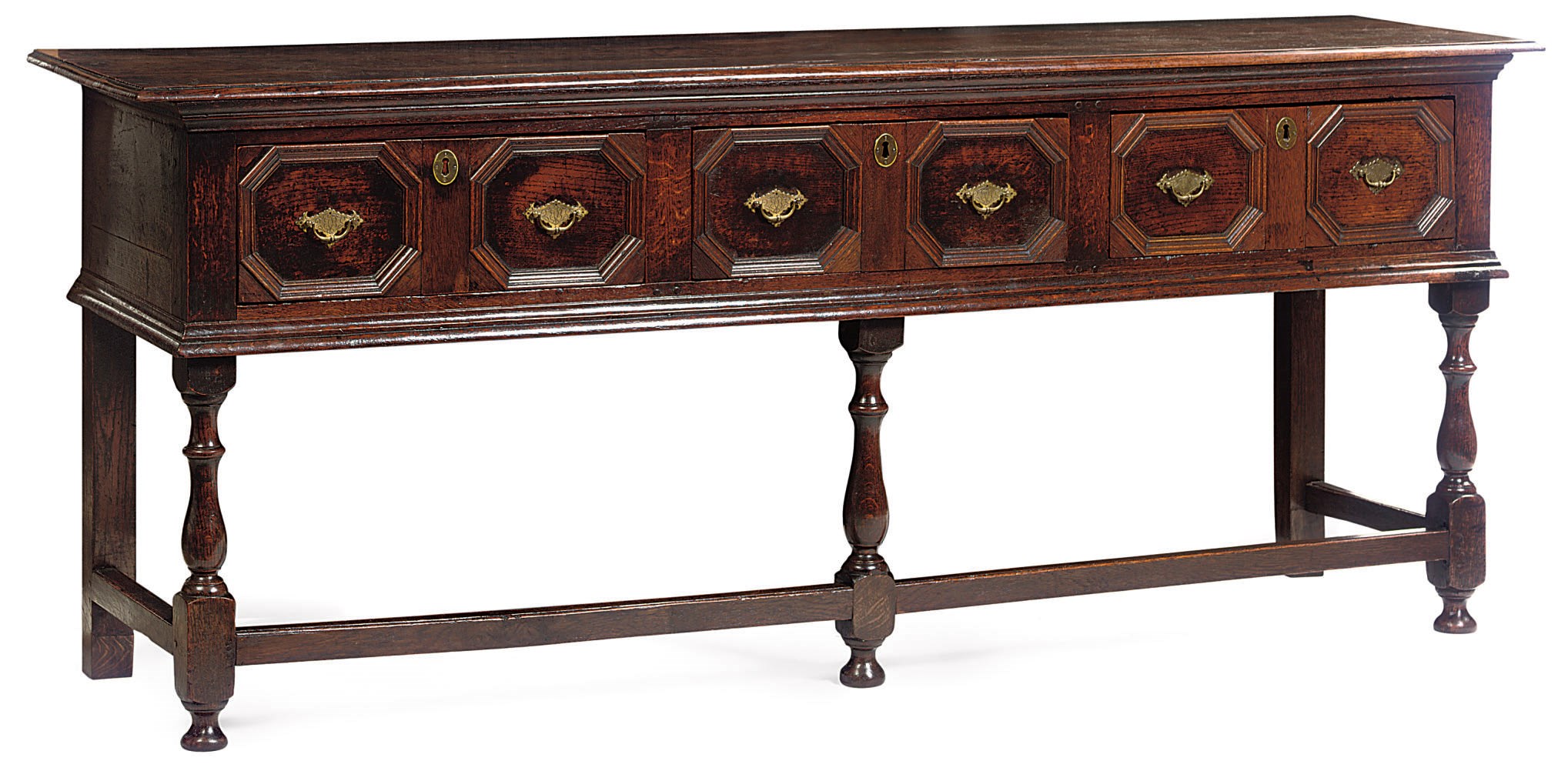 AN ENGLISH OAK DRESSER