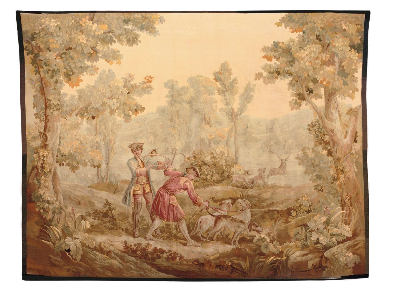 A FRENCH HUNTING TAPESTRY