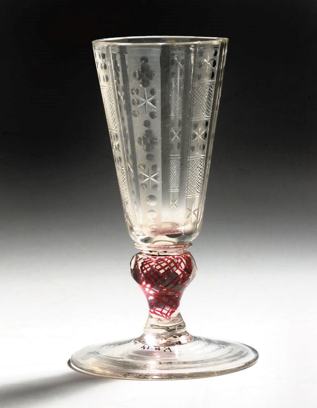 A GERMAN engraved goblet