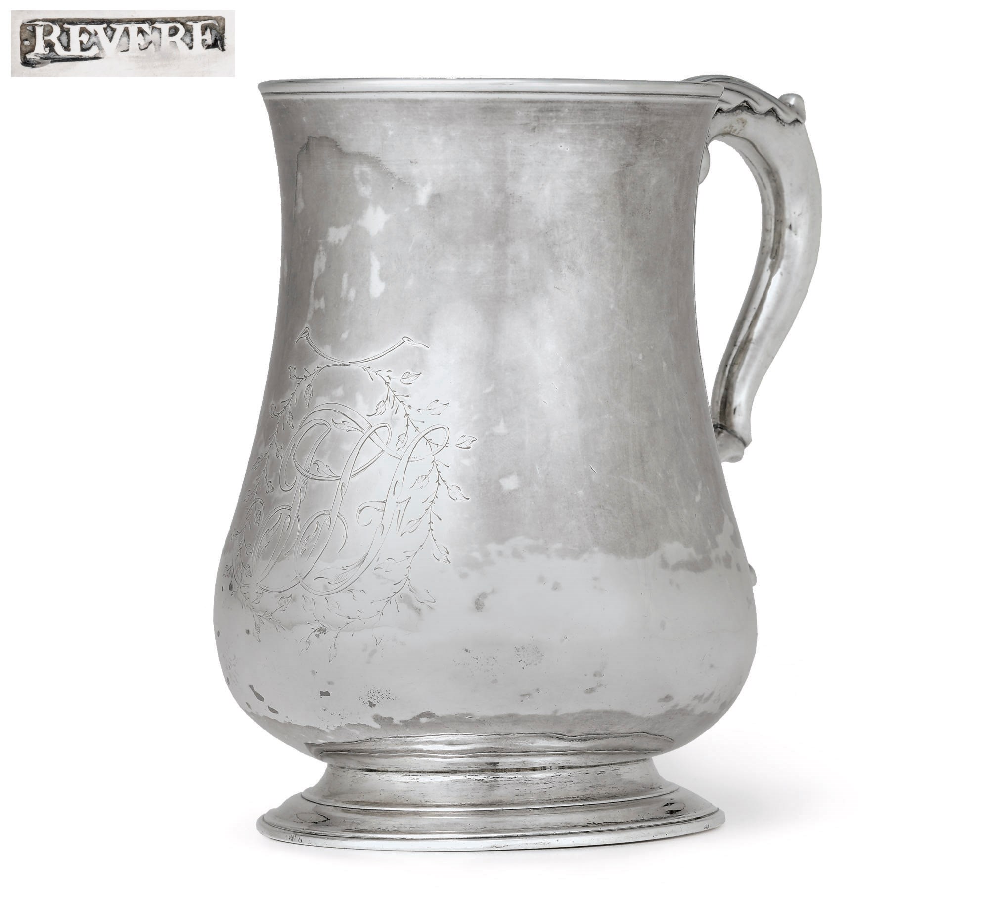 A SILVER QUART CANN