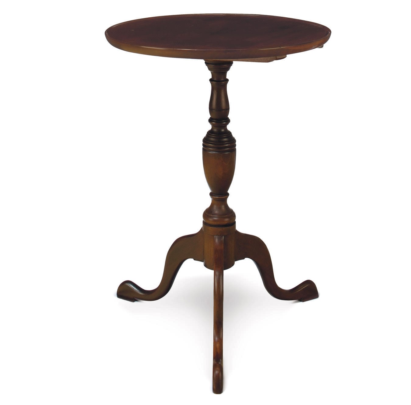 A FEDERAL MAHOGANY CANDLESTAND