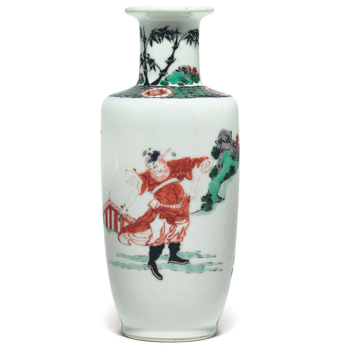 A FAMILLE VERTE VASE