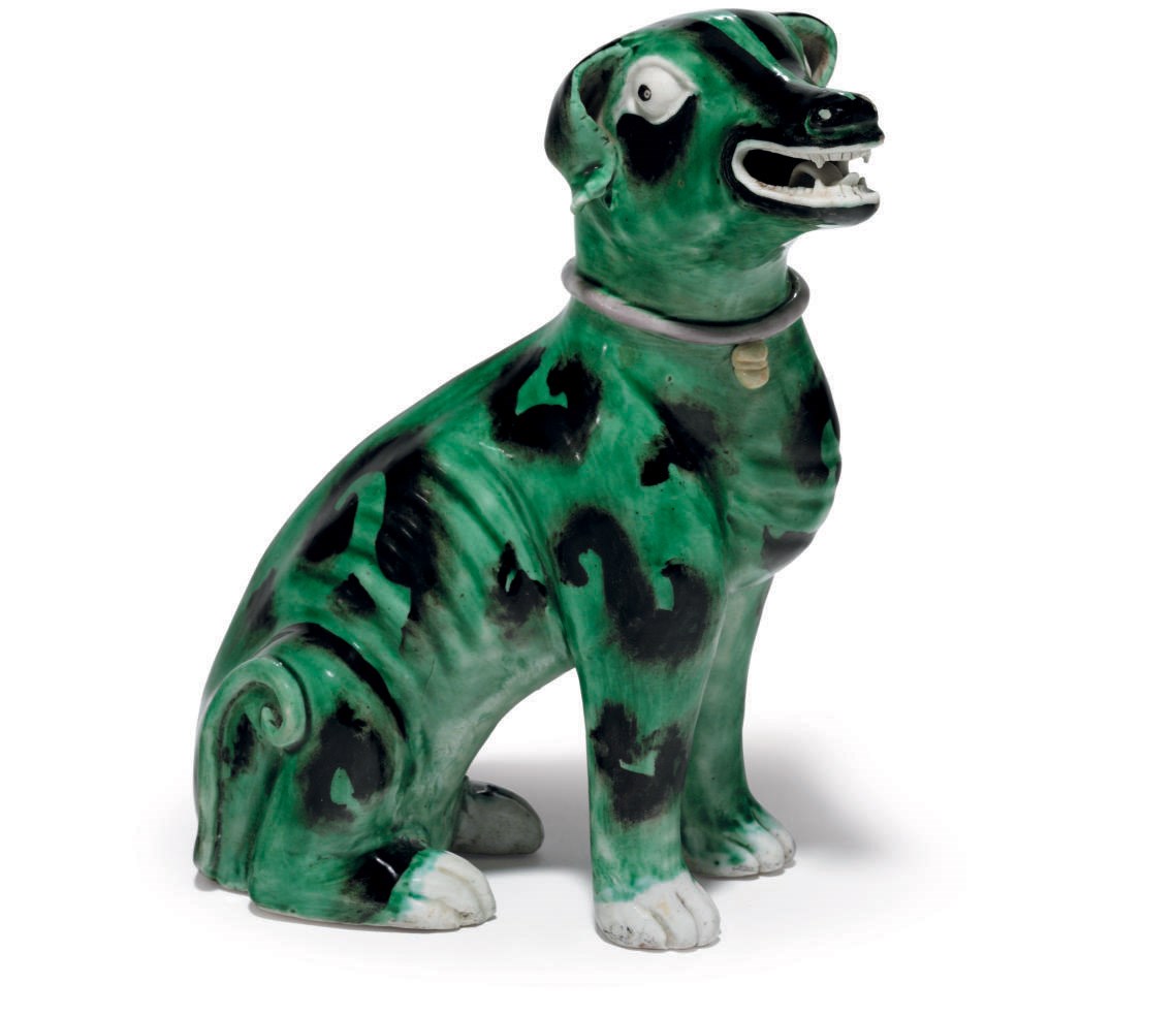 A GREEN-GLAZED HOUND